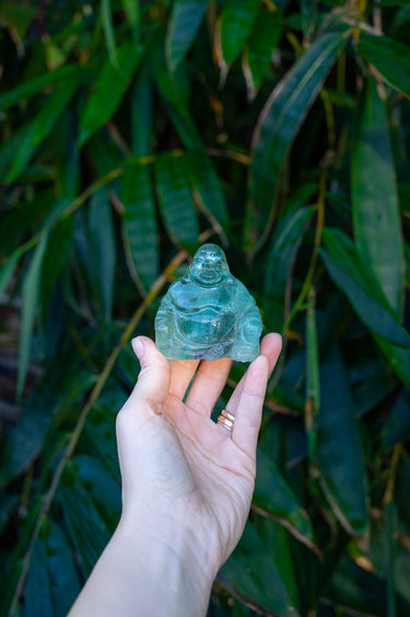 Fluorite Buddha